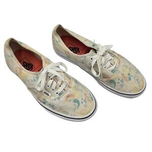 Vintage Vans Ariel/Little Mermaid Shoes Womens 9 Mens 7.5  RARE Disney Lace-up